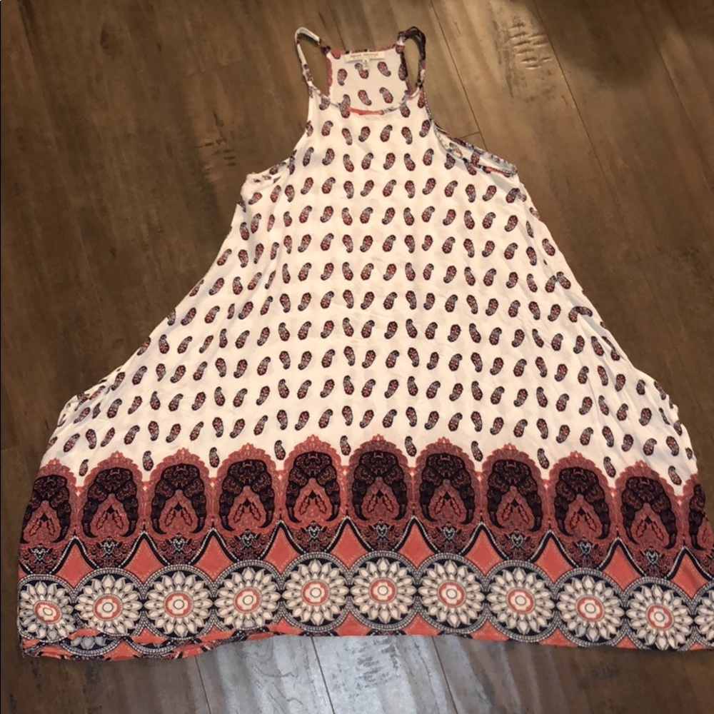 Halter neck line sundress